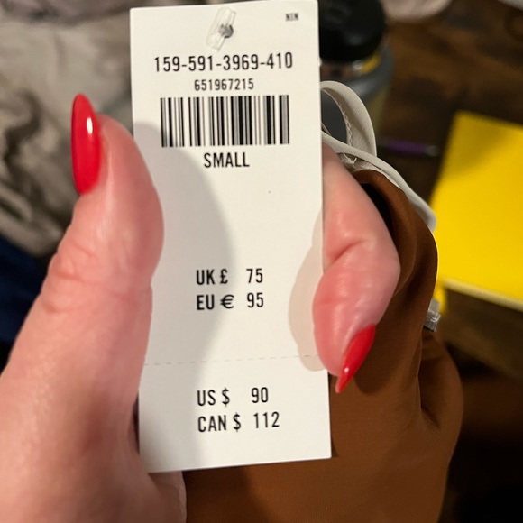 NWT Abercrombie dress, brown sz small - Picture 10 of 10